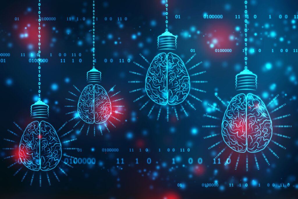 Bulb future technology with Brain
