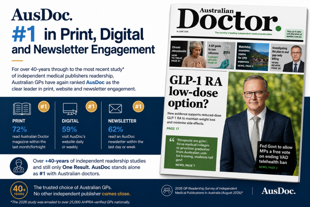 AusDoc Confirmed #1 in Print, Digital and Newsletter Engagement